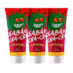 Imagem de Kit 3x Sabão Crá Crá Sabonete Íntimo Masculino Don Alcides