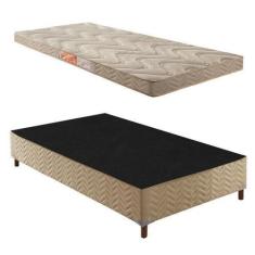 Imagem de Box Solteiro Júlia 42X88x188cmcom Colchão Solteiro Unique D33 Duoface