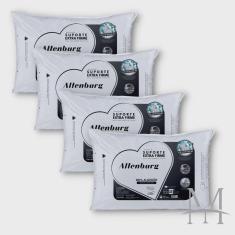 Imagem de Kit 04 Travesseiros Altenburg Suporte Extra Firme 0,50x0,70m 180 Fios