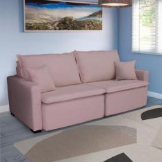 Imagem de Sofá Cama Tóquio Com Almofadas Soltas 2.20M - Sofisticato