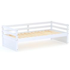 Imagem de Cama Solteiro Slim Rb Madeira Maciça Branco Housin