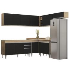 Imagem de Armário de Cozinha Modulado de Canto 7 Peças CP22 Balcão sem Tampo Cas