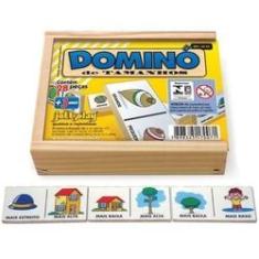 Imagem de Brinquedo Educativo Dominó Tamanhos 28 Peças Jottplay