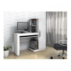 Imagem de Mesa para Computador com Armário 1 Porta 1 Gaveta Office Valdemóveis  Fosco