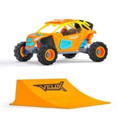 Imagem de Buggy Miniatura De Brinquedo Com Rampa Colorido Infantil - Usual Brinq