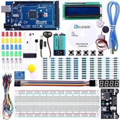 Imagem de ELEGOO Mega R3 2560 Project Starter Kit Compatível com Arduino IDE MEGA - Incluindo 16 Tutoriais CD