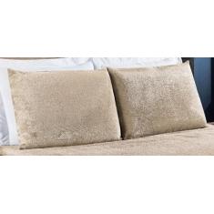 Imagem de Jogo De Cama Casal Queen 3 Peças Soft Manta Microfibra Cáqui - Nathali