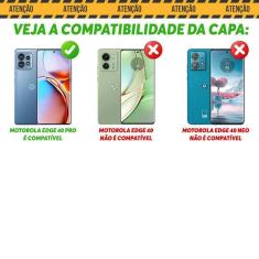 Imagem de Capa Case para Moto Edge 40 Pro - Resistente Queda - Preto