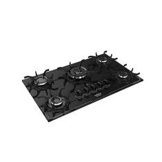 Imagem de Cooktop 5 Bocas a Gás Itatiaia Itamaster com Tripla Chama e Acendimento Superautomático Preto Bivolt