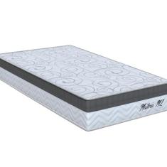 Imagem de Colchão Solteiro Matera Ml (eps - D33 Misto Espuma) 26x88x188cm Branco/Cinza