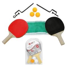 Imagem de Kit Ping Pong Tênis de Mesa Completo Nível Iniciante 8 Peças