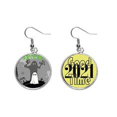 Imagem de Brincos Fear Halloween Ghost Corpse Jewelry 2021 Good Luck