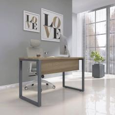 Imagem de Mesa de Madeira 134cm X 60cm M134/60p25 Naturalle/Grafito