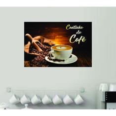Imagem de Adesivo Decorativo Cantinho do Café - Colakoala Adesivos - Fosco