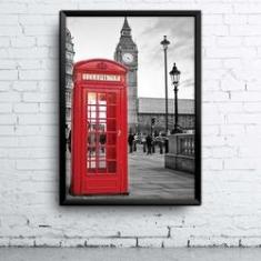 Imagem de Quadro Cabine Londres A4