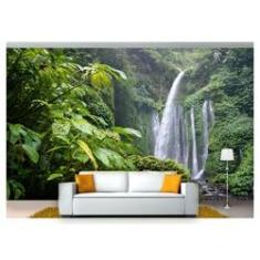 Imagem de Papel De Parede Cachoeira Natureza Mata 3D 6M² Nch211