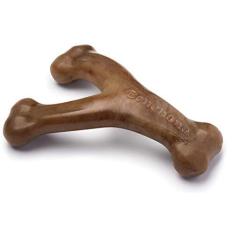 Imagem de Brinquedo Para Cachorros Benebone Wishbone Pequeno Bacon