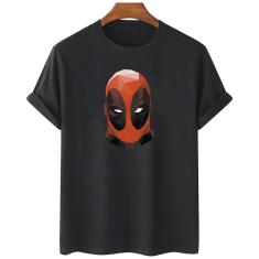 Imagem de Camiseta feminina algodao Mascara Deadpool Geometrico heroi