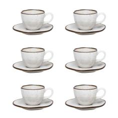 Imagem de Conjunto 6Xícaras Pequenas Cafezinho 75Ml Ryo Maresia-Oxford