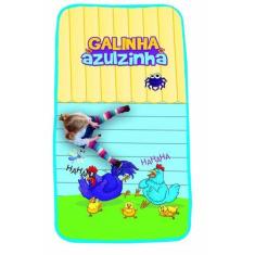 Imagem de Tapete Infantil Galinha Azulzinha 86cm X 1.30cm - Fabrincando