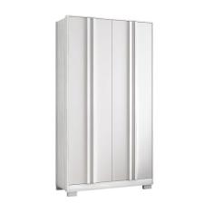 Imagem de Guarda Roupa Solteiro 103cm 4 Portas e 2 Gavetas Atlas Branco - Pallazio