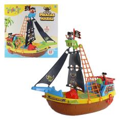 Imagem de Barco Pirata Com Rodinha Infantil