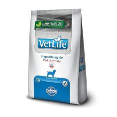 Imagem de Ração Seca Farmina Vet Life Natural Hypoallergenic Pork e Potato para Cães Adultos - 2kg