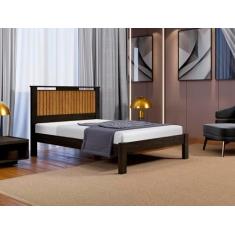 Imagem de CAMA CASAL RIPADO ALASKA 100% MDF P/COLCHÃO 1.88X1.38 - CARMOLAR -Mocaccino/Naturale