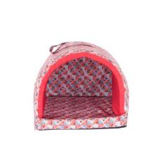 Imagem de Cama Pet para Cachorro ou Gato Iglu Toca Vermelha