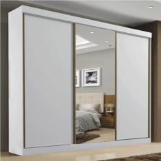 Imagem de Guarda Roupa Casal Com 1 Espelho 3 Portas 6 Gavetas São Paulo Leifer B