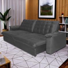 Imagem de Sofá Pullman 230cm Platinum Grafite