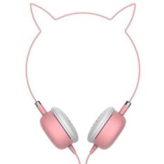 Imagem de Fone De Ouvido Com Fio Geonav Modelo Infantil ESFNKPK Rosa