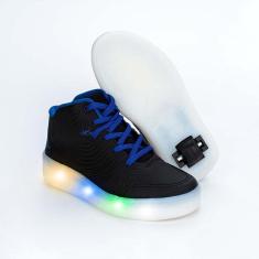 Imagem de Tênis de Rodinha com Led Preto Kidy-Masculino