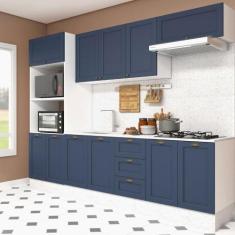 Imagem de Cozinha Modulada Aurora Completa 260cm Clássica Provençal - Casa Lar S
