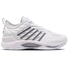 Imagem de K-Swiss Tênis feminino Hypercourt Supreme 2, branco/azul vapor/preto, 38 M