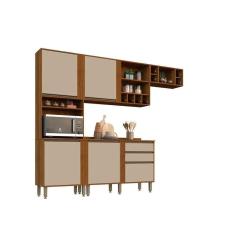 Imagem de Armário De Cozinha Completo 4 Peças Perola Salleto Cinamomo - Off White