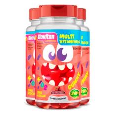 Imagem de Kit 3 Gummy Kids Multivitamínico Unilife 30 gomas Framboesa