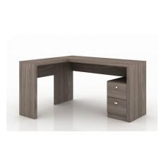 Imagem de Mesa Para Home Office Com 02 Gavetas Carvalho Tecno Mobili