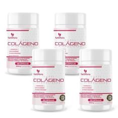 Imagem de 4x Tutti Colágeno Hidrolisado+Ácido Hialurônico+Q10+Biotina+Vit 60 Cápsulas 600Mg Tuttiflora