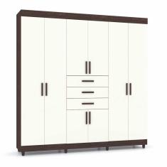 Imagem de Guarda Roupa Casal 8 Portas Berlim Champanhe