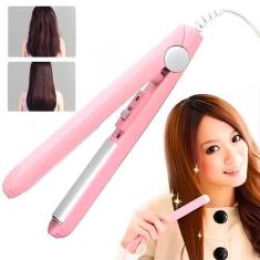 Imagem de Mini Chapinha Prancha Portátil Cerâmica Cabelo Liso Bivolt - Kr Varied
