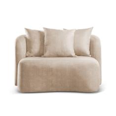 Imagem de Sofá Curvo Orgânico Orion milano Bege 500