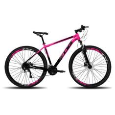 Imagem de Bicicleta Aro 29 Feminina KOG 27V Freio Hidráulico K7 Trava, Rosa, Pre