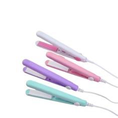 Imagem de Mini Chapinha Prancha De Cabelo Portátil Com Case Transporte Bivolt Estojo
