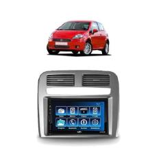 Imagem de Kit Multimídia Punto 2008 / 2012 Mold Prata Mp5 2din Bt Usb Fm Leitor 