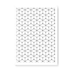 Imagem de Arte Maníacos Quadro Decorativo Optical Ponto a Ponto - 23x16,25cm (Moldura em laca )