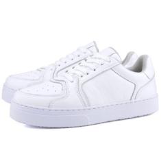 Imagem de Tênis Casual Em Couro Feminino Mr. Gutt Branco