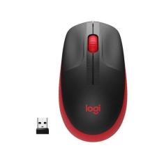 Imagem de Mouse Sem Fio Logitech Óptico 1000Dpi 3 Botões - M190 Vermelho