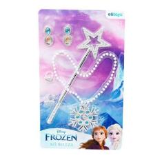 Imagem de Kit Beleza Infantil Frozen Com Acessorios 6 Peças Etitoys