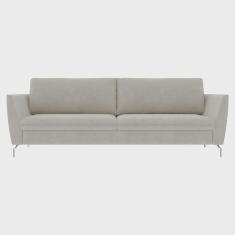 Imagem de Sofá Decorativo Sala de Estar 190cm Olívia Suede Bege G52 - Gran Belo